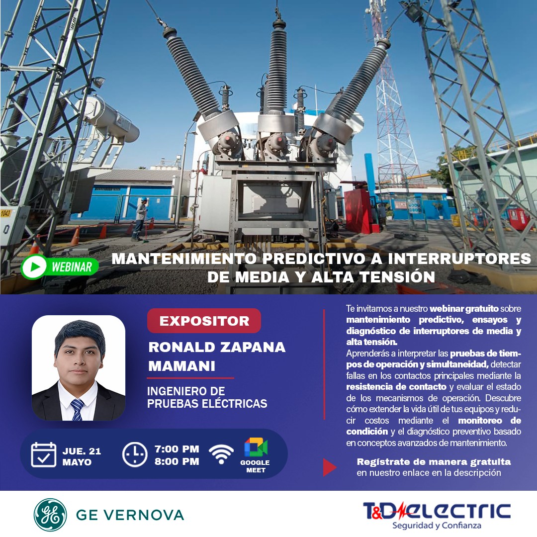 Mantenimiento Predictivo e Interruptores de Media y Alta Tensi&oacute;n